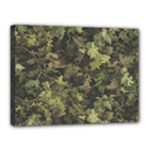 Green Camouflage Military Army Pattern Canvas 16  x 12  (Stretched)