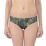 Green Camouflage Military Army Pattern Hipster Bikini Bottoms