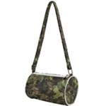 Green Camouflage Military Army Pattern Mini Cylinder Bag