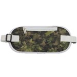 Green Camouflage Military Army Pattern Rounded Waist Pouch