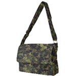 Green Camouflage Military Army Pattern Full Print Messenger Bag (L)