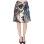 Woman in Space Velvet High Waist Skirt