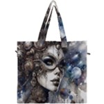 Woman in Space Canvas Travel Bag