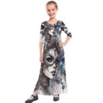 Woman in Space Kids  Quarter Sleeve Maxi Dress