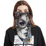 Woman in Space Face Covering Bandana (Triangle)
