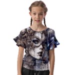 Woman in Space Kids  Cut Out Flutter Sleeves