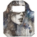 Woman in Space Foldable Grocery Recycle Bag