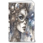 Woman in Space 8  x 10  Softcover Notebook