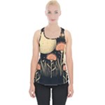 Flowers Space Piece Up Tank Top