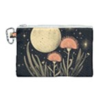 Flowers Space Canvas Cosmetic Bag (Large)