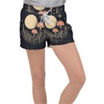 Flowers Space Women s Velour Lounge Shorts