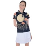 Flowers Space Women s Polo T-Shirt