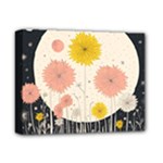 Space Flowers Universe Galaxy Deluxe Canvas 14  x 11  (Stretched)