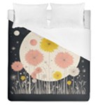 Space Flowers Universe Galaxy Duvet Cover (Queen Size)
