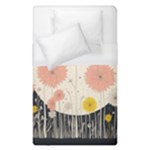 Space Flowers Universe Galaxy Duvet Cover (Single Size)