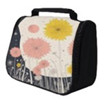 Space Flowers Universe Galaxy Full Print Travel Pouch (Small)