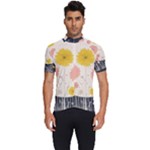 Space Flowers Universe Galaxy Men s Short Sleeve Cycling Jersey