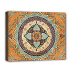 Mandala Floral Decorative Flower Deluxe Canvas 20  x 16  (Stretched)