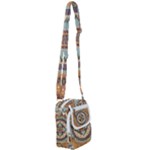 Mandala Floral Decorative Flower Shoulder Strap Belt Bag