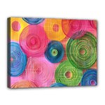Colorful Abstract Patterns Canvas 16  x 12  (Stretched)