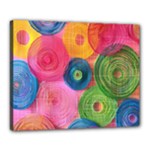 Colorful Abstract Patterns Canvas 20  x 16  (Stretched)