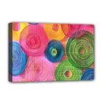 Colorful Abstract Patterns Deluxe Canvas 18  x 12  (Stretched)