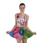 Colorful Abstract Patterns Mini Skirt