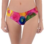 Colorful Abstract Patterns Reversible Classic Bikini Bottoms
