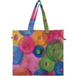 Colorful Abstract Patterns Canvas Travel Bag