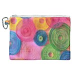 Colorful Abstract Patterns Canvas Cosmetic Bag (XL)