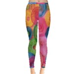 Colorful Abstract Patterns Inside Out Leggings