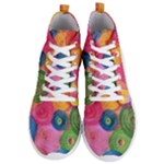 Colorful Abstract Patterns Men s Lightweight High Top Sneakers