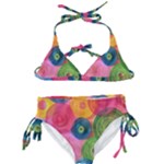 Colorful Abstract Patterns Kids  Classic Bikini Set