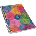 Colorful Abstract Patterns 5.5  x 8.5  Notebook