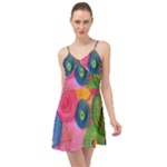 Colorful Abstract Patterns Summer Time Chiffon Dress