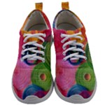 Colorful Abstract Patterns Mens Athletic Shoes