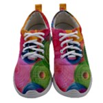 Colorful Abstract Patterns Women Athletic Shoes