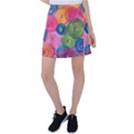 Colorful Abstract Patterns Tennis Skirt