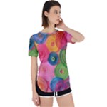 Colorful Abstract Patterns Perpetual Short Sleeve T-Shirt
