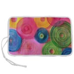 Colorful Abstract Patterns Pen Storage Case (L)