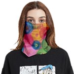 Colorful Abstract Patterns Face Covering Bandana (Two Sides)
