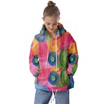 Colorful Abstract Patterns Kids  Oversized Hoodie