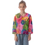Colorful Abstract Patterns Kids  Sailor Shirt