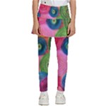 Colorful Abstract Patterns Kids  Skirted Pants