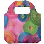 Colorful Abstract Patterns Foldable Grocery Recycle Bag
