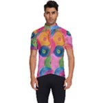 Colorful Abstract Patterns Men s Short Sleeve Cycling Jersey