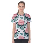 Flowers Hydrangeas Women s Cotton T-Shirt