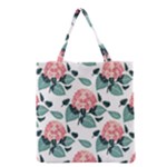 Flowers Hydrangeas Grocery Tote Bag