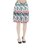 Flowers Hydrangeas Pleated Skirt
