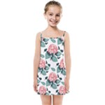 Flowers Hydrangeas Kids  Summer Sun Dress